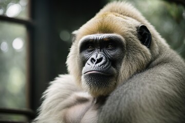 albino gorilla