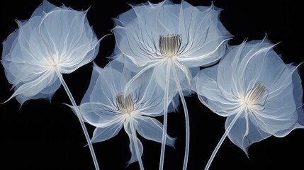 beauty x ray flowers