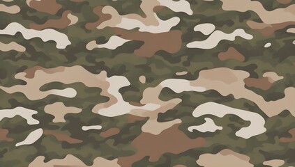 Military camouflage seamless pattern. Army camo texture for seamless wallpaper.	Camouflage pattern background. - obrazy, fototapety, plakaty