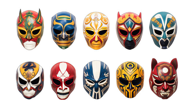 mariachi marvel masks png / transparent