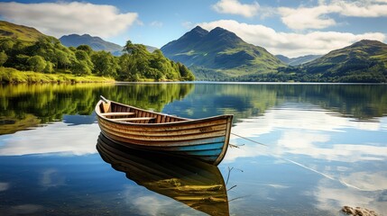 Obraz premium nature scotland lake