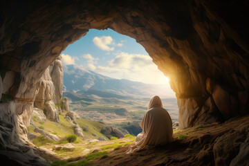There is no longer any evidence of tomb cave being full as symbol of Jesus Christ resurrection...