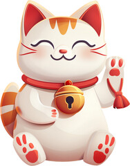 Lucky Charm: A Cartoon of Maneki Neko