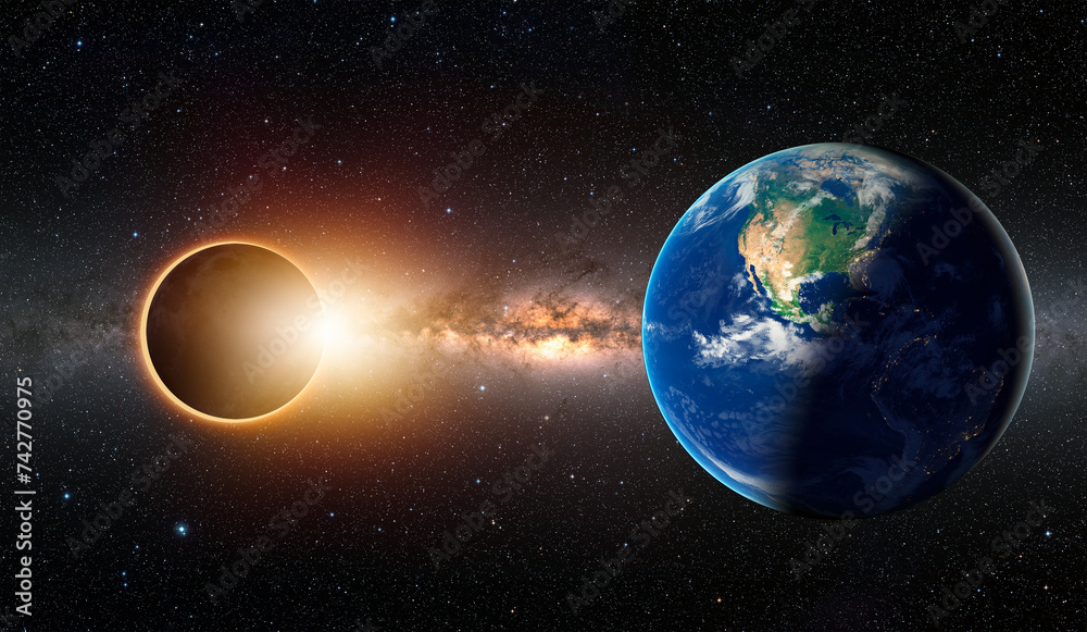 Poster solar eclipse 