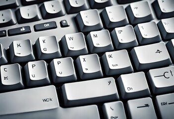 close up of a keyboard