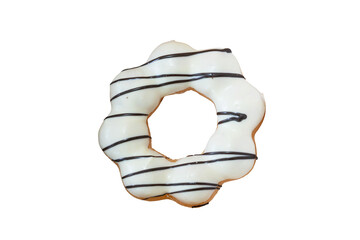 Donut isolated on white background