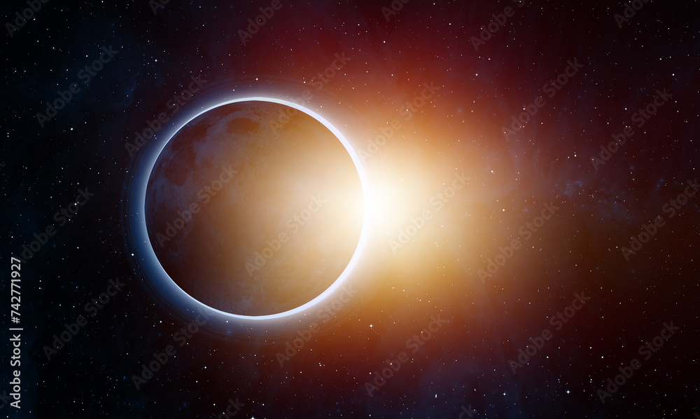 Poster solar eclipse 