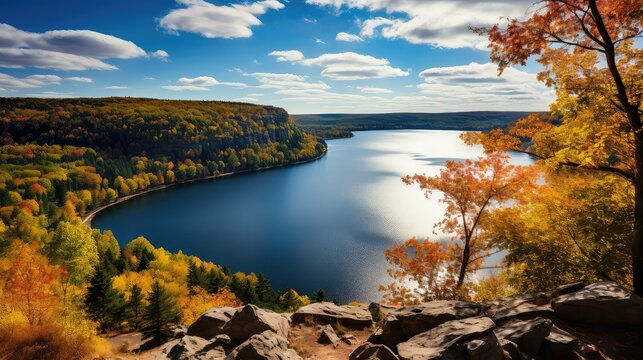 hiking devils lake wisconsin