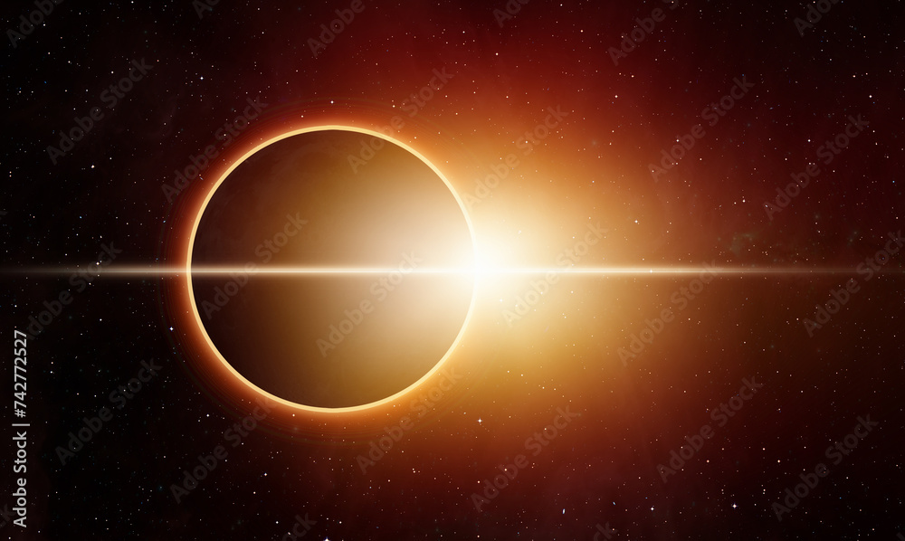 Poster solar eclipse 