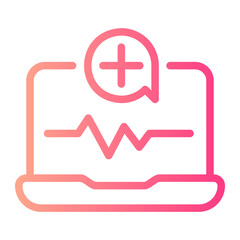 laptop gradient icon