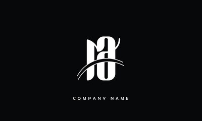 NA, AN, N, A Abstract Letters Logo Monogram