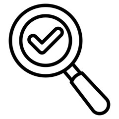 Investigation Icon Element For Design