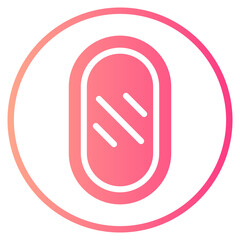 mirror gradient icon