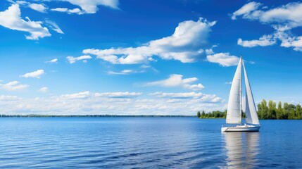 wter sailboat on a lake