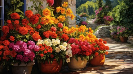 Fototapeta na wymiar fiesta mexican flowers and colors