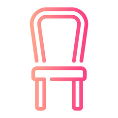 chair gradient icon