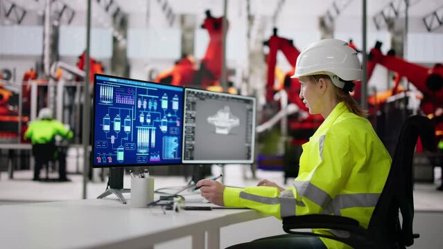 Car Factory Automotive Computer 3D CAD