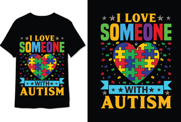 autism tshirt design colorful graphic autism tshirt  Autism Awareness T-shirt Design