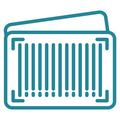 Barcode Icon Element For Design