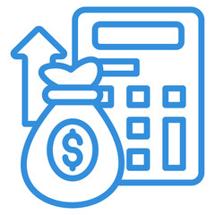 Budgeting Icon Element For Design