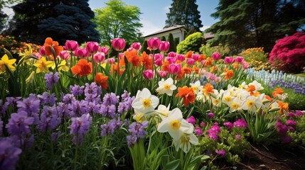 Obraz premium garden flower backgrounds