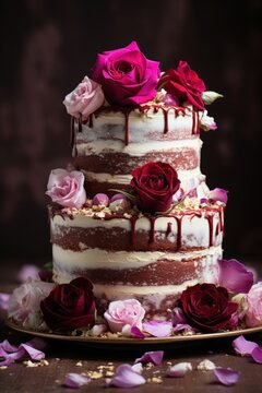 red velvet cake; dessert photography; best for banners, flyers, and posters