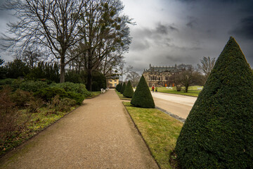 Großer Garten in Dresden im Februar 1