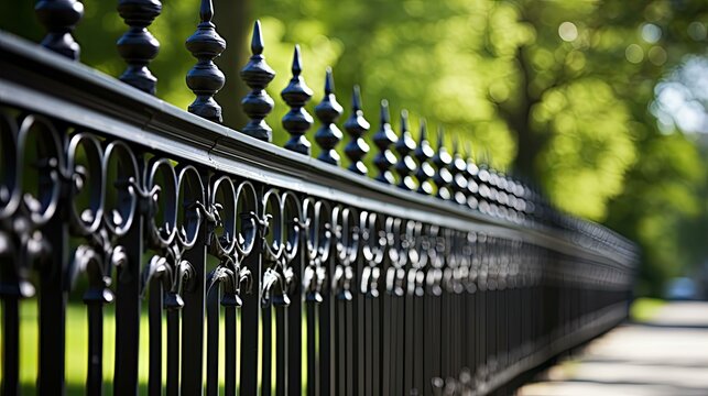 ornamental wrought iron fencing