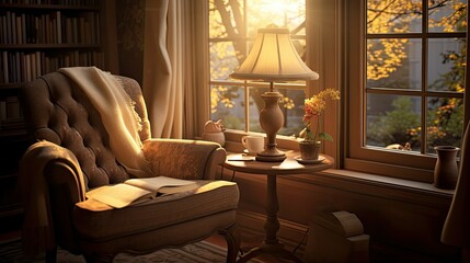 Fototapeta premium article morning reading