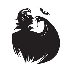 Enchanting Vampire Silhouette Compilation - The Haunting Symphony of Shadows with Horror Silhouette
