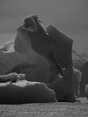 Texturas del Glaciar Grey, Torres del Paine, Puerto Natales, Chile.