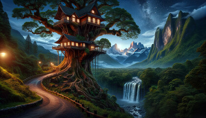 Fototapeta premium tree house