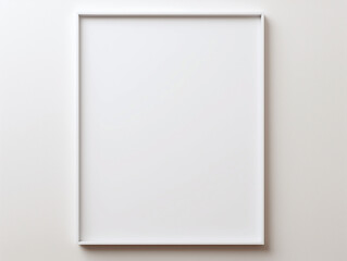 Frame mockup, ISO A paper size. Poster mockup white blank canvas frame 
