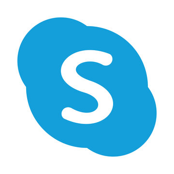 Skype Logo Icon - Communication Platform Symbol