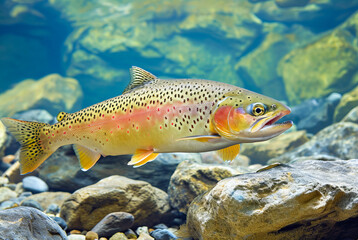Cutthroat Trout Oncorhynchus clarkii, World Wildlife Day, March 