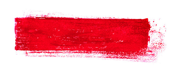 Grunge Streifen in rot als Banner mit Textfreiraum