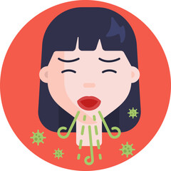 Stay ahead of the season with our sleek 'Cough' vector icon, perfect for healthcare websites and apps.