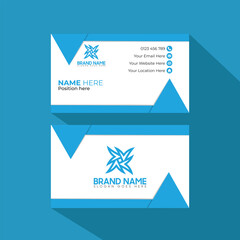 Business card design template, Clean professional business card template, visiting card, business card template.Vector Modern Creative Luxury and elegant Clean Business Card Template