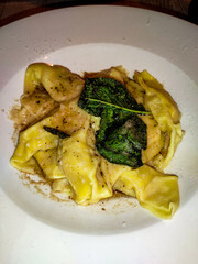 Casoncelli dish from Brescia Italy