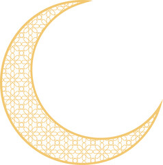 Islamic crescent moon - obrazy, fototapety, plakaty