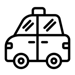 taxi line icon