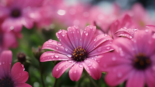 Dewdrops on petals pictures
