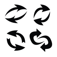 Fototapeta premium vector illustration of simple arrow icon