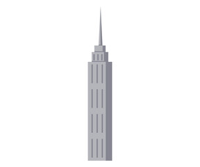 Skyscraper vector illustration. Skyscrapers dominate urban skyline, showcasing architectural prowess Building exteriors rise high, reflecting evolution modern construction The high facade skyscrapers