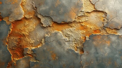 Rugged Terrain Close-up with Cracked Clay Texture
