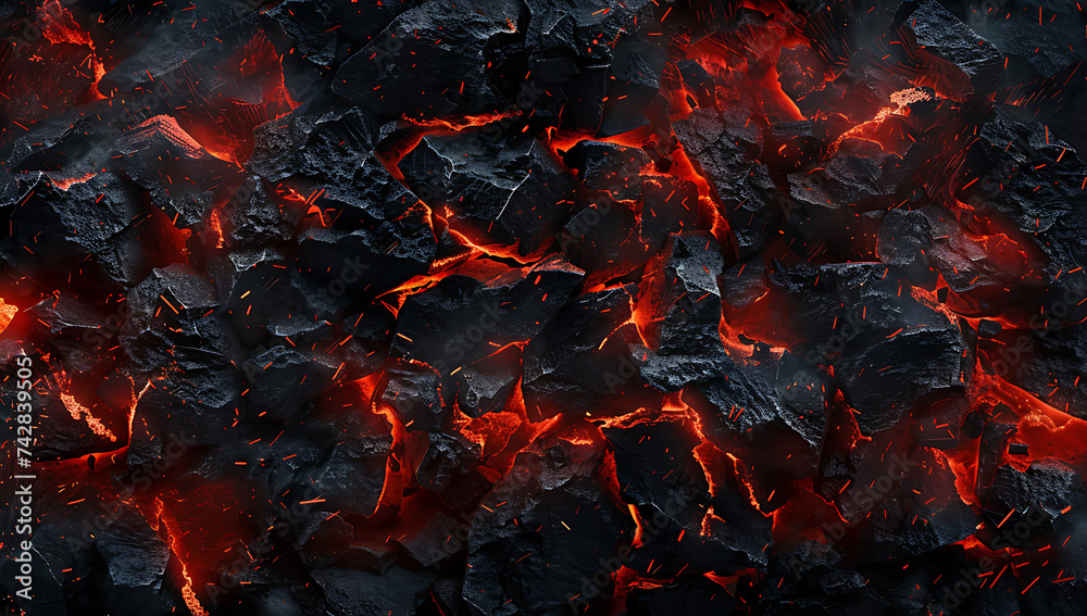 Wall mural background red fire static video footage in the style