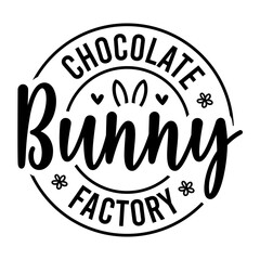 Chocolate Bunny Factory SVG