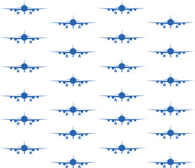 fly aero plane pattern background