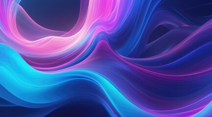 Epic Chromatic Elegance: Experience the Grandeur of Pink and Blue  Abstract Energy in Every Detail