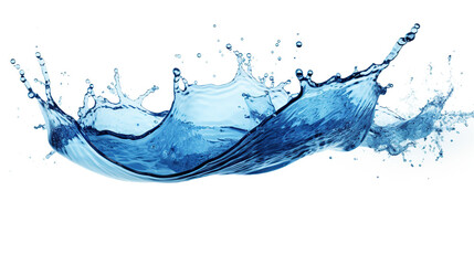 Obraz premium blue ocean water splash generative ai